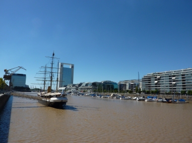 Puerto Madero, the waterfront of the city.